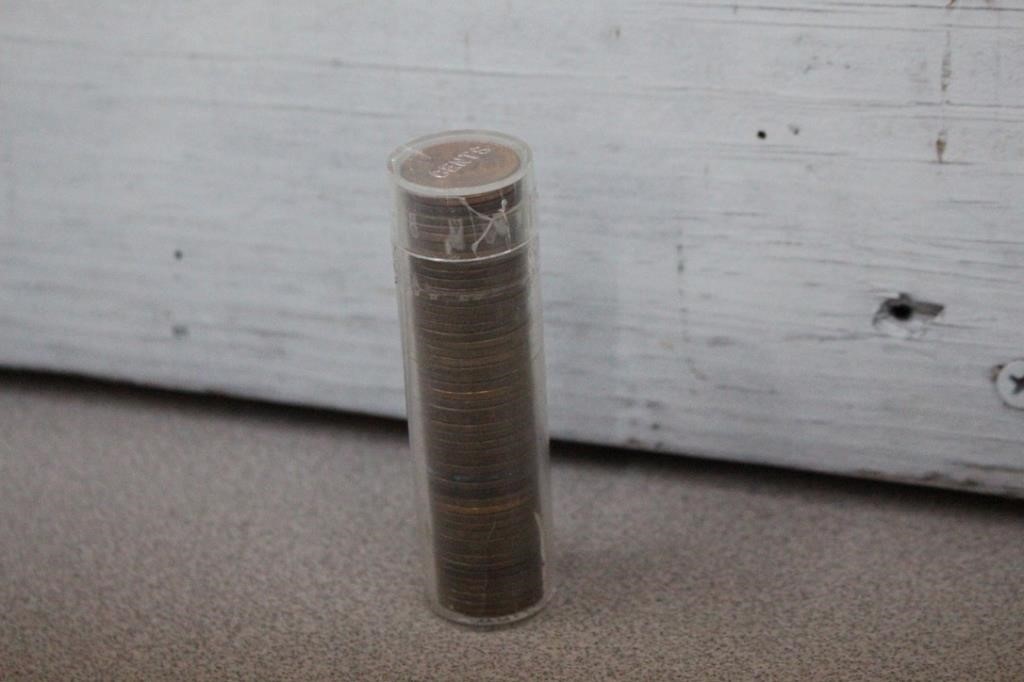 atc_auction's tweet photo. One 50 coin roll of 1940’s and 1950’s uncirculated wheat pennies. Bid NOW at https://t.co/Qy3ddfEMvV

#coin #coins #coincollecting #coincollection #coincollector https://t.co/014nPHQs3A