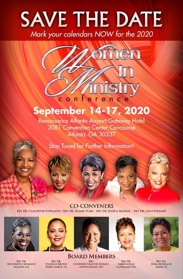 PastorDanielle's tweet photo. On my way home from an amazing Women In Ministry Conference planning meeting.
Clergy sisters and seminarians, #SaveTheseDates September 14-17. 2020 and join us in Atlanta, GA!
#WIMAtl2020
Log on to https://t.co/27zrlW2jpj to register, get updates and further details. https://t.co/meK0s90wRF