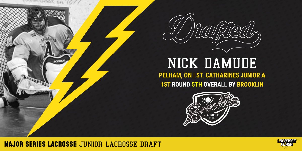 Lacrosse Flash (@lacrosseflash) on Twitter photo With the 5th overall pick in the <a href="/MajorSeriesLax/">Major Series Lacrosse</a> draft <a href="/BrooklinLC/">Brooklin Lacrosse Club</a> selected Nick Damude from <a href="/StCatharinesJrA/">St.Catharines Jr.A's</a> ⚡️ #MSLDraft With the 5th overall pick in the <a href="/MajorSeriesLax/">Major Series Lacrosse</a> draft <a href="/BrooklinLC/">Brooklin Lacrosse Club</a> selected Nick Damude from <a href="/StCatharinesJrA/">St.Catharines Jr.A's</a> ⚡️ #MSLDraft