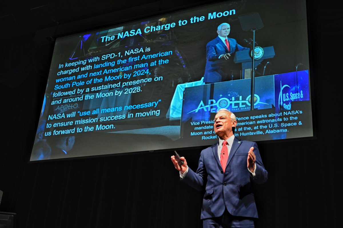 HardingU's tweet photo. "We necessarily are pushing beyond the limits of material science and the science that we know. We are creating new technologies, not because it is cool, but because it is absolutely necessary." — Dr. Terrier #NASAdayAR #NASAdayHU https://t.co/oaETDRskqI