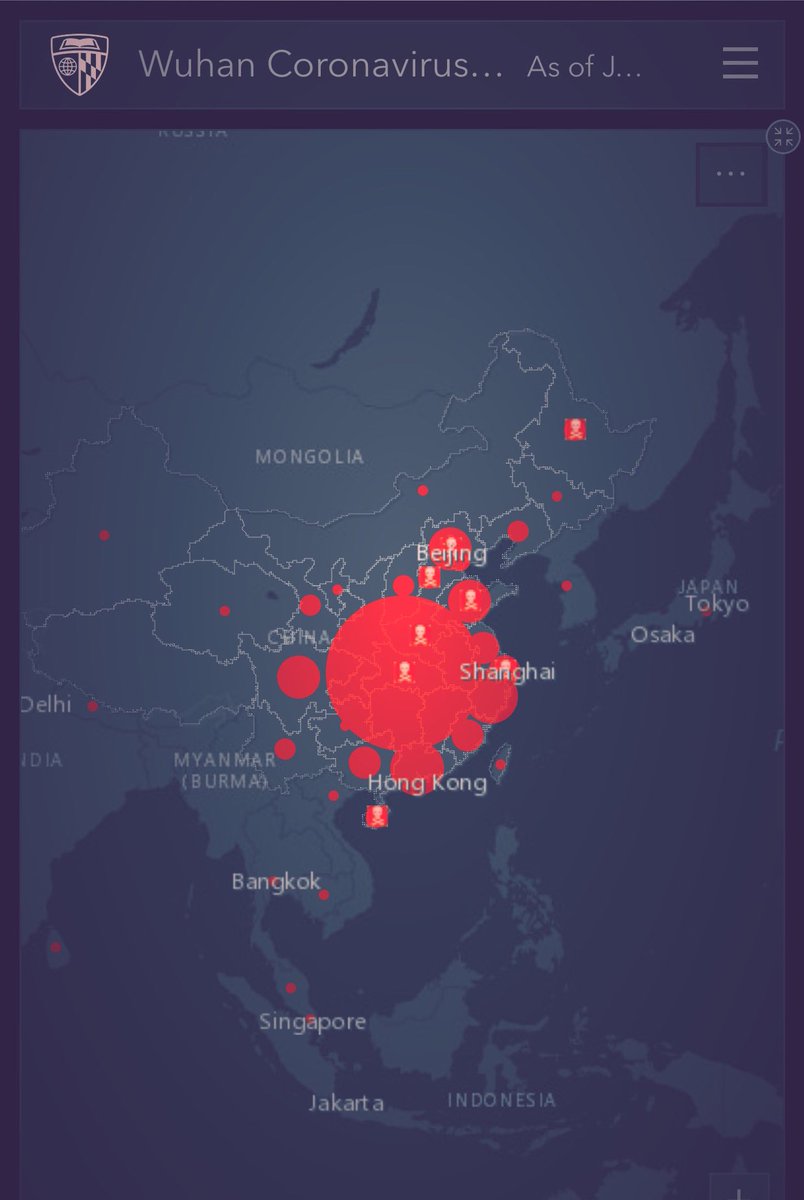 My God. This  #coronavirus outbreak looks more terrifying by the minute. 4,409 cases confirmed in China.According to  @LokiJulianus, “it took SARS 3 months to get to 500 cases.”Prepare yourself. Can’t help but think this seems like the real deal…