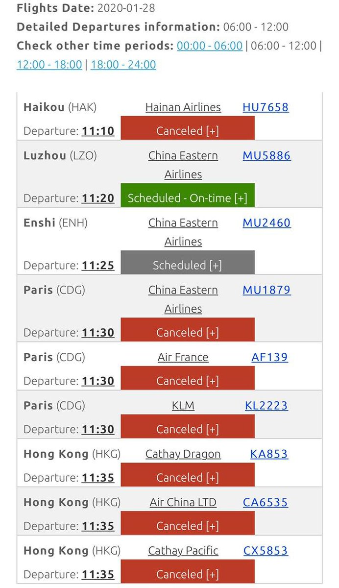 @NamelessNobod10 @sowingdata Nonetheless most out-bound flights from Wuhan were cancelled #nCoV2019