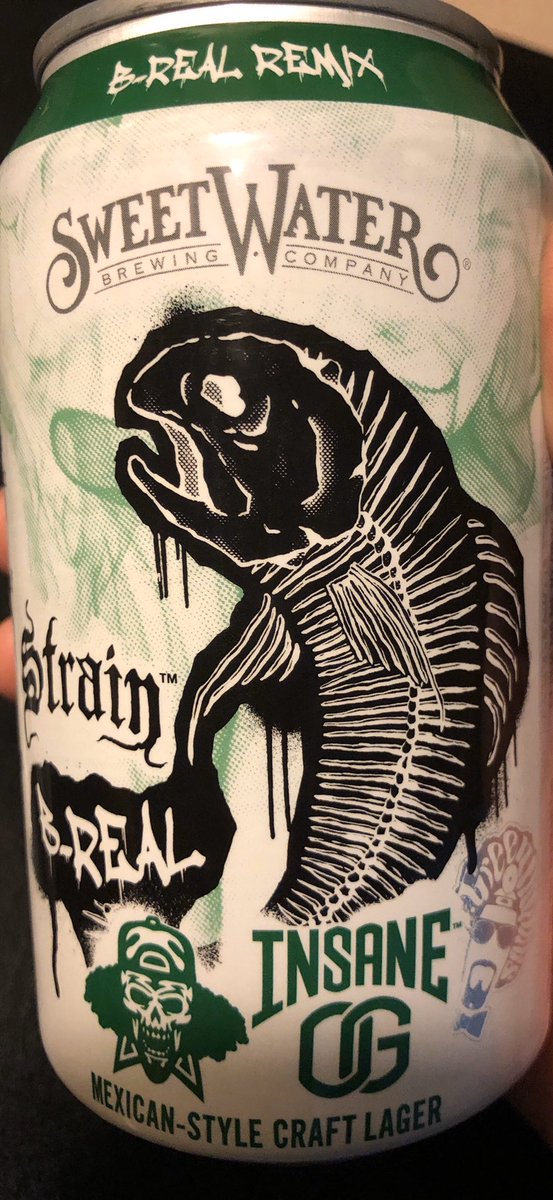 MisterBungalow's tweet photo. @sweetwaterbrew @B_Real #InsaneOG #DrGreenthumb #StonedRaiders #DontFloatTheMainStream #SoulAssassins #StashBox #WOW
This is one delicious brew & I hope this collaboration can remain year-round for a LONG time! It’s definitely a HIT & I salute all y’all! https://t.co/R2KoaanGQN