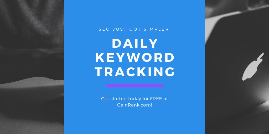 All of your keywords will be shown in an easy to understand chart. See how your keyword rank changes daily, weekly, or monthly - you choose! Get started today with our FREE Beta at gainrank.com 👨‍💻 #beatthesearchengines #seo #searchengineoptimization