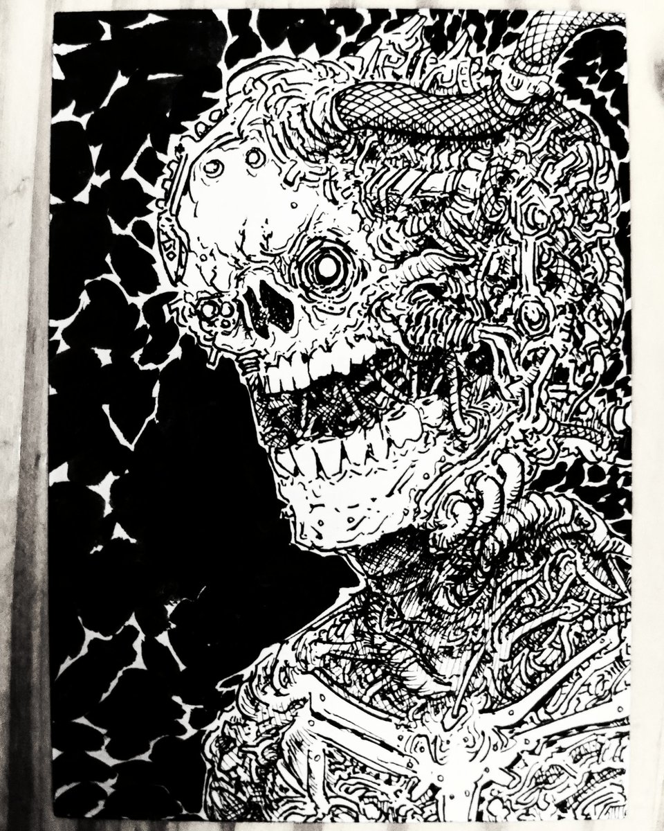JLcomics's tweet photo. #darkhardware sketch card. https://t.co/0l6bh0qmpd