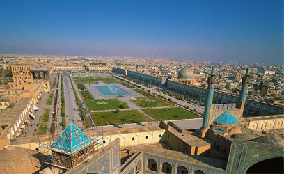 Fast forward from the past to today's post and the Iranian cultural heritage site for today is Naqsh-e Jahan Square, also known as Imam Square and Shah Square. It was built between 1598 and 1629 and is a UNESCO World Heritage Site.