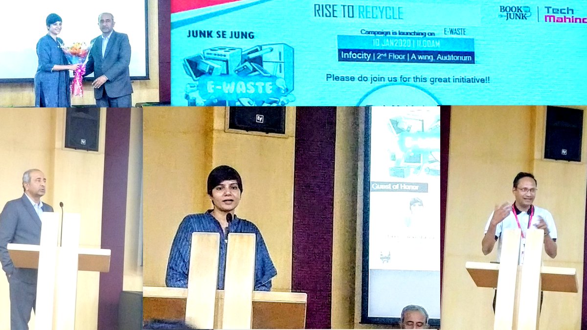 piyushpatil's tweet photo. "#RiseToReCycle
Another reason why we #LoveToBeTechM :)
@tech_mahindra Hyderabad kickstarted a unique waste management initiative in the presence of Hyderabad GHMC Zonal Commissioner @harichandanaias
@C_P_Gurnani @Harsh_Soin @vinay_agrawal @vrindapisharody" https://t.co/eUXRD1HDnN