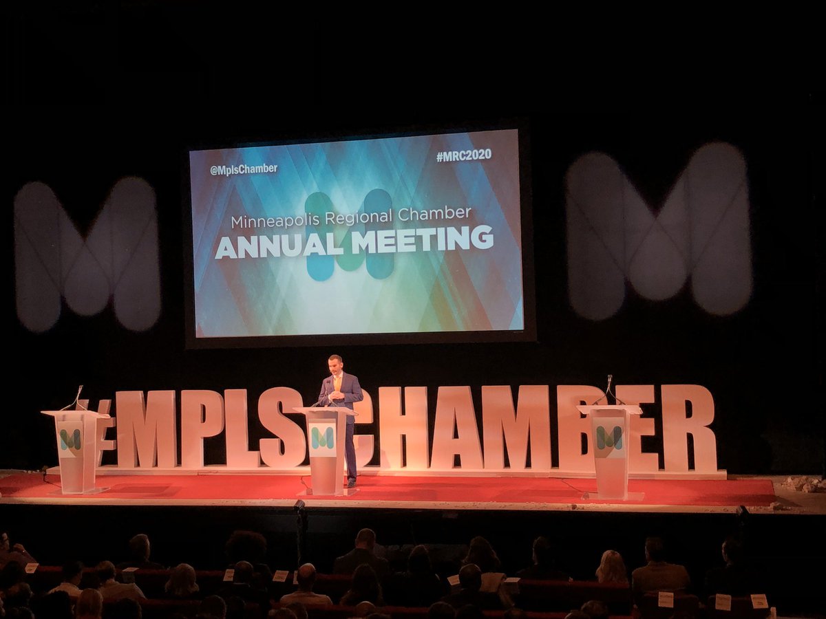 CSovereignMN's tweet photo. Great night, celebrating the wonderful things @jweinhagen and the @MplsChamber team are doing to drive prosperity in our community! https://t.co/VEpHnvDeE7