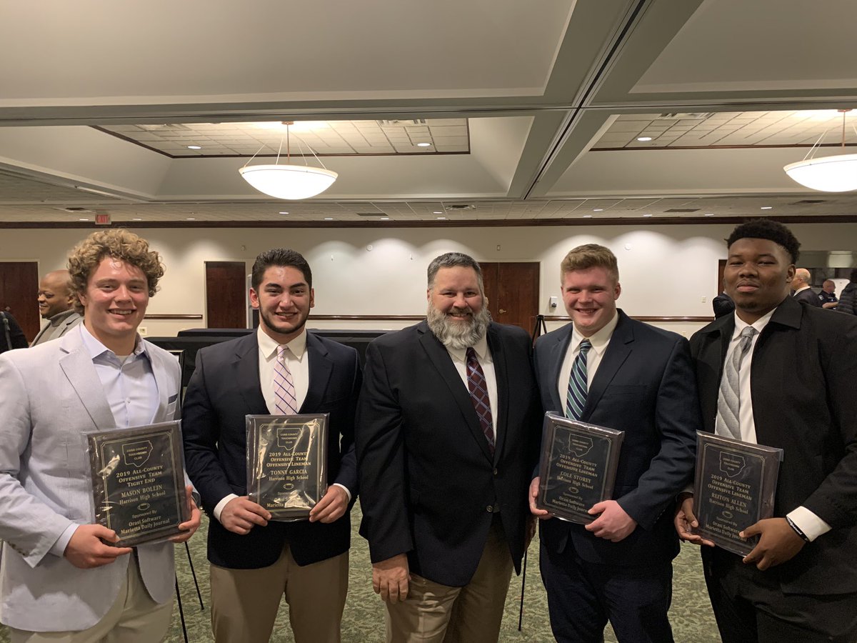 OlStorey's tweet photo. Honored to be recognized by the Cobb County Touchdown Club tonight.  Great night for the Hoyas! @hhshoyafootball @hoyafbrecruit @RecruitGeorgia https://t.co/XWowPH8ccL