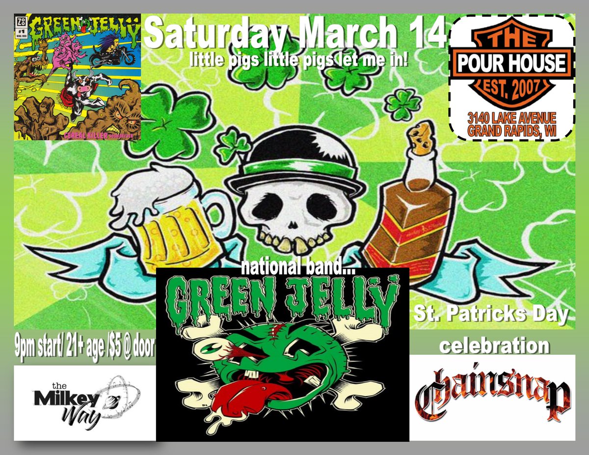 ttk2007's tweet photo. Green Jelly returns to WisconSIN https://t.co/Ka2dLAH6Tt