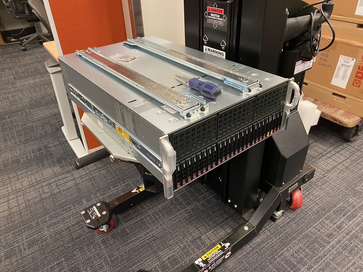 GPU Server unpacked onto the @serverlift