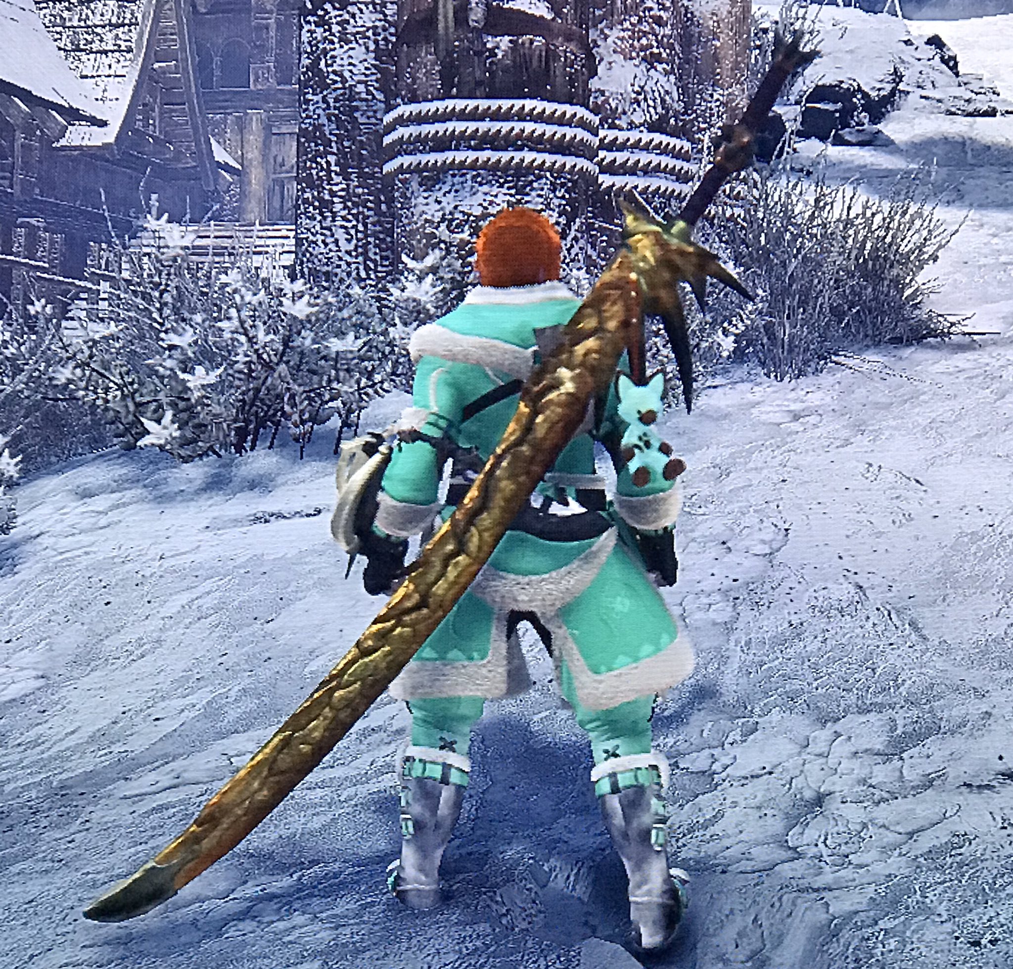 Twitter এ Bun Ho ぶんほー 飛竜刀 月 3回目の討伐で無事ゲット 前のツイートで火竜刀って間違えてたね٩ ๑ Gt Lt ๑ 太刀の使い方ももっと上手くならないとだな モンスターハンターワールドアイスボーン 飛竜刀月 風車弥七 リオレイア希少種 T Co