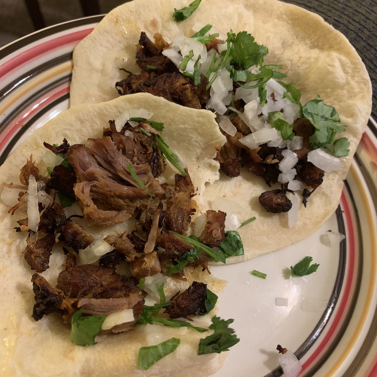 Tiarwilson's tweet photo. Made Tacos al Pastor from @EatFellowHumans #ninjafoodi cookbook....soooo good! https://t.co/pJCxG9LH2W