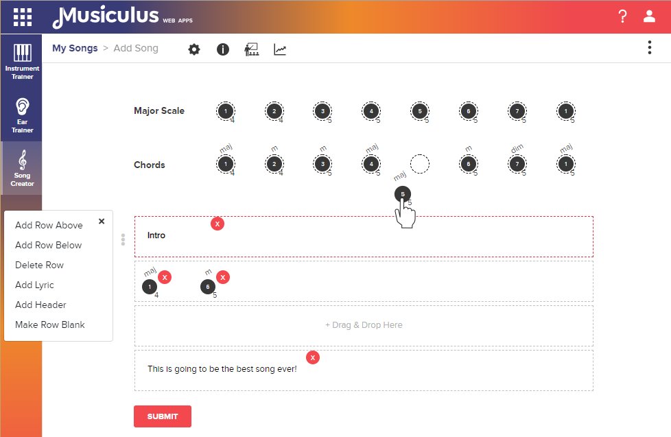 MusiculusInc's tweet photo. Check out the Drag & Drop Song Creator!
It’s user friendly, interactive, and so much fun!
https://t.co/TiBsFprlgC
#musiculus #musicalfreedom #eartraining #relativepitch #songwriting #musictheory #learntoplaymusic #musictech #musiceducation #edtech #startup #launch https://t.co/1tPSsqJJF2