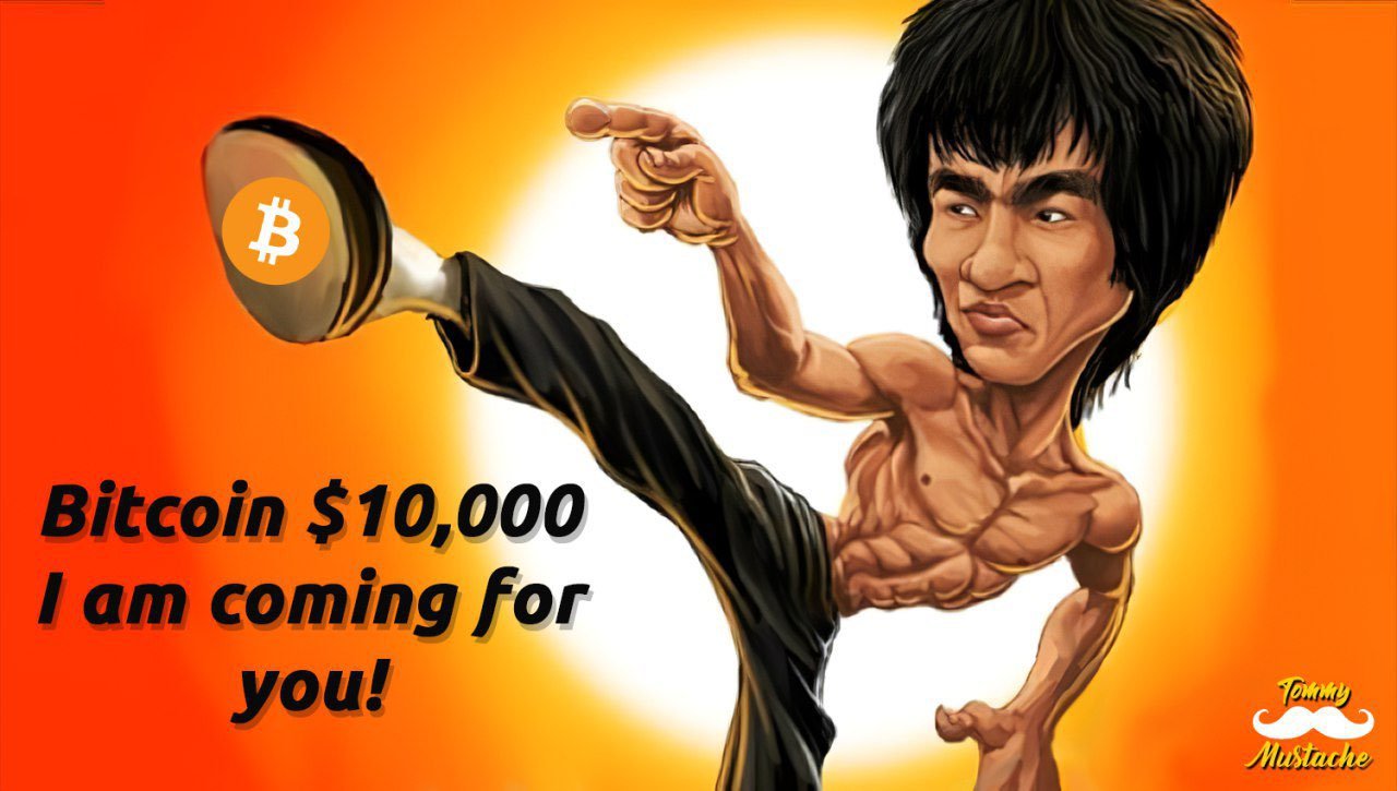 “It is time for my Bruce Lee Bitcoin meme to come back out to play again. 