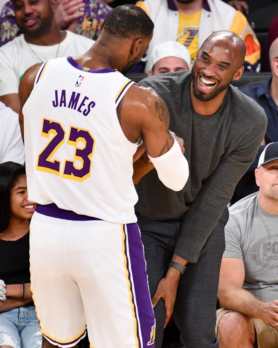 FOXSports's tweet photo. LeBron James makes his first comments since the tragic passing of Kobe Bryant and his daughter, Gianna: https://t.co/KwXj33URan