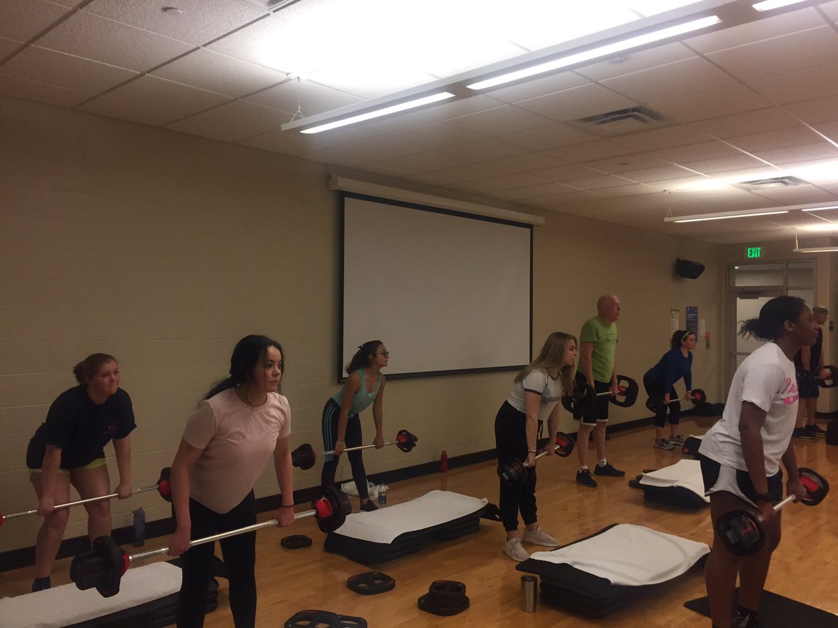 Avon_Lacrosse's tweet photo. Part of our Girls HS Lacrosse team joined a #BodyPump class at @HendricksRegionalYMCA tonight!! #laxlife #digdeep #laxfamily #avoncommunity https://t.co/Yf0EWrHoOP