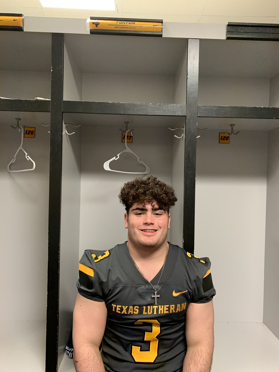 forton_jacob's tweet photo. After a great visit today, I’m blessed to have received an offer from Texas Lutheran University #AGTG go Bulldogs https://t.co/M0DrmQCUsj