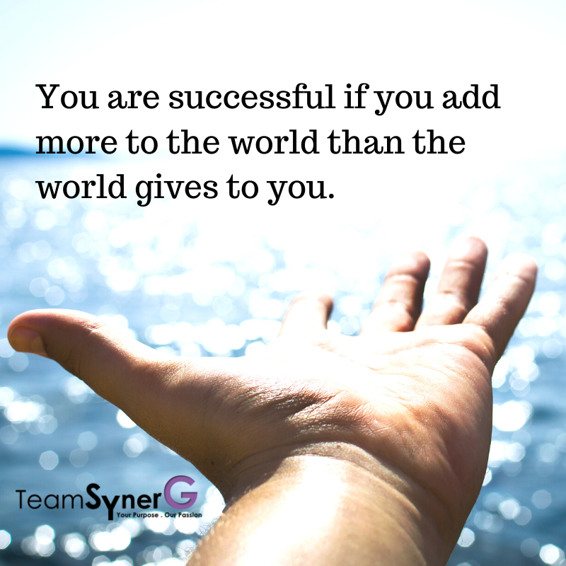 TeamSynerGinc's tweet photo. Success through service it the best kind of success!
#makingadifference #serventleader #itsbettertogive https://t.co/mVoKupaQ6S