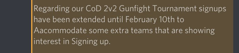 RaWDabbed's tweet photo. Any other teams looking to sign up @ me for details https://t.co/Vib44rpnPl