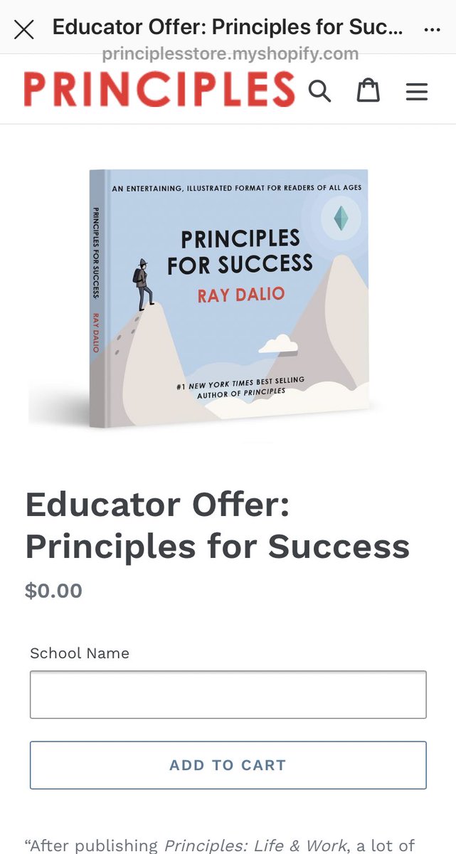 SueTranchina's tweet photo. HEY TEACHERS: If it’s free it’s for me! #Freebook for #educators!
https://t.co/cYU89BprTe
#principlesforsuccess @RayDalio https://t.co/PzolJp3llO