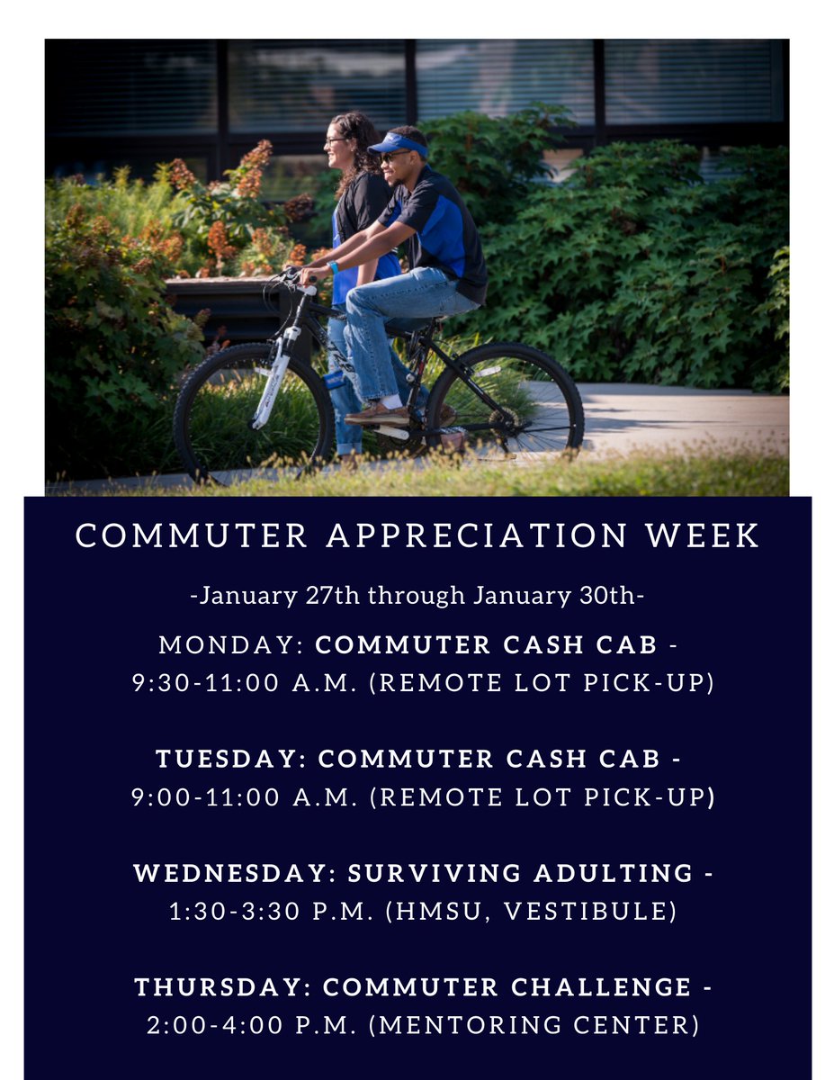 ISU_NSTP's tweet photo. This week is Commuter Appreciation Week! Find us out and about around campus celebrating commuter students at State. 🚙
#StateWelcome20 #CommuterLife🏠 https://t.co/Om8fPmdZBT