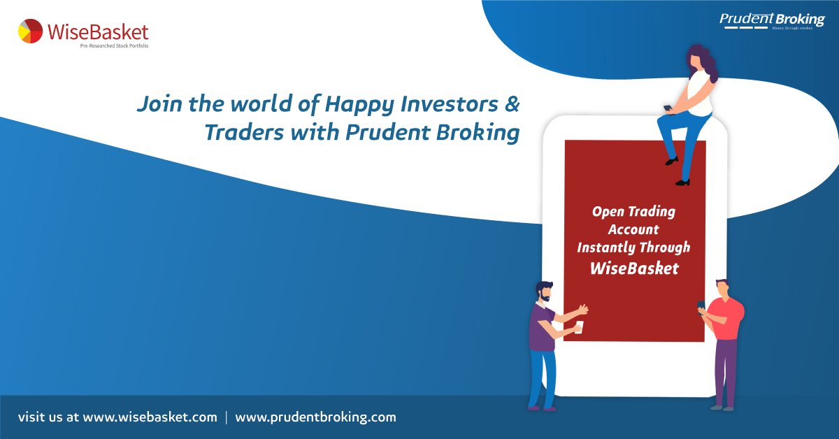 wisebasket's tweet photo. Login to https://t.co/RopN7nHWyj &amp; signup now to open your trading account in just 4 easy steps.
#WiseBasket #PrudentBroking #Opentradingaccount #onlinetradingaccount #openaccount #investors #traders #trade #online #digitalindia #hasselfree #tuesdaymotivation #stockmarket #shares https://t.co/XSTBAeH7AX