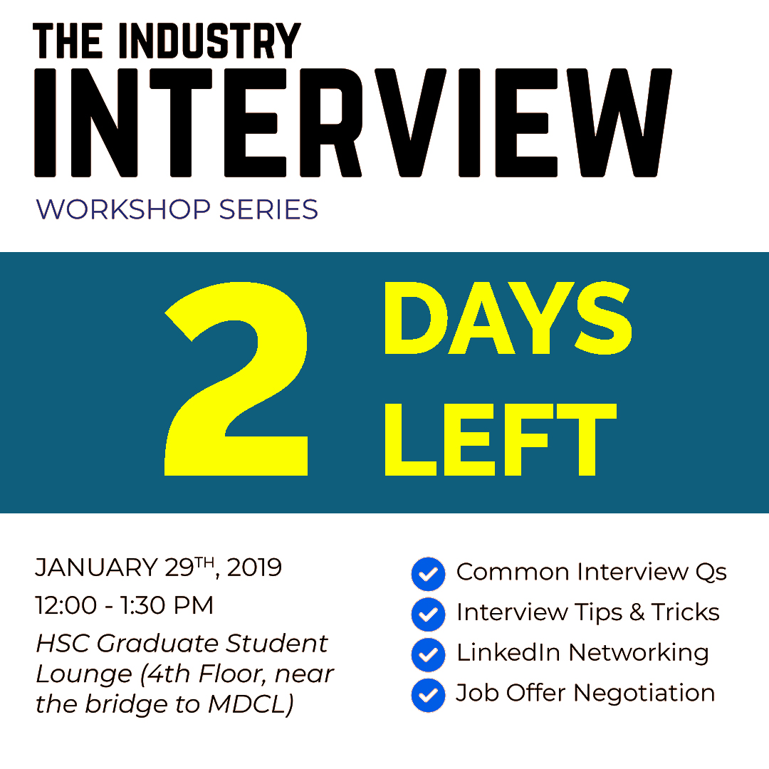 ** 2 DAYS LEFT TO SIGN UP**

Don't miss this opportunity to gain the perfect opportunity to build your interview skills and learn the keys to being a successful candidate!

Note, you did not have to attend the first event to attend. 

Register here: ow.ly/eK3E50y6xzk