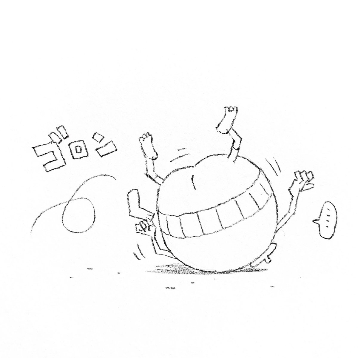 靴下履こうとしたら… 