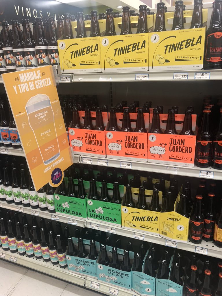 savoryexposure's tweet photo. Props to @CalimaxOficial in #Tijuana for a gorgeous display of craft beers from Baja and San Diego 🤩 Hey @insurgentebrew @ThornBeer @belchingbeaver #SDbeer #TJbeer https://t.co/GPx7oCCeCV
