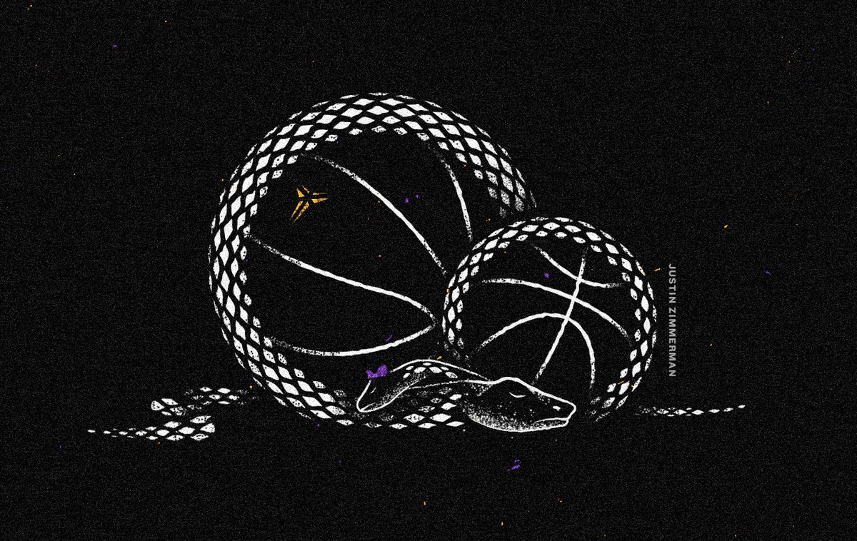 poptopchick's tweet photo. My amazing husband’s tribute to his favorite player! #kobeandgianna 🐍 @kobebryant @espn https://t.co/aXotuV0l16