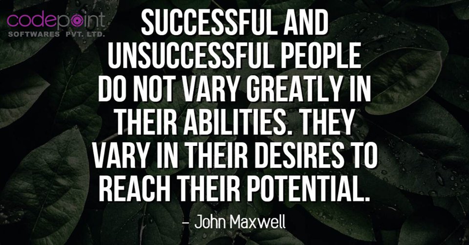 Codepoint_Sfw's tweet image. If you don't have the burning desire for success, get it from people who do!
Make it happen with us-
#codepointacademy #codepointtraining #kochi
#success #codepointsoftwares #softwaretraining #digitalmarketing #android #newyear #newbeginning