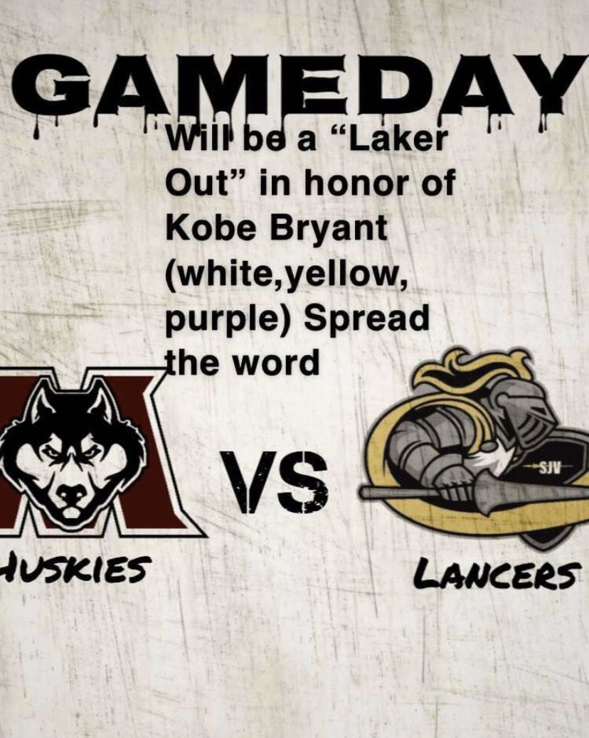BIG HOME TOMORROW 6:30‼️ TIME FOR REVENGE😈wear purple and yellow to honor the passing of Kobe Bryant💛💜