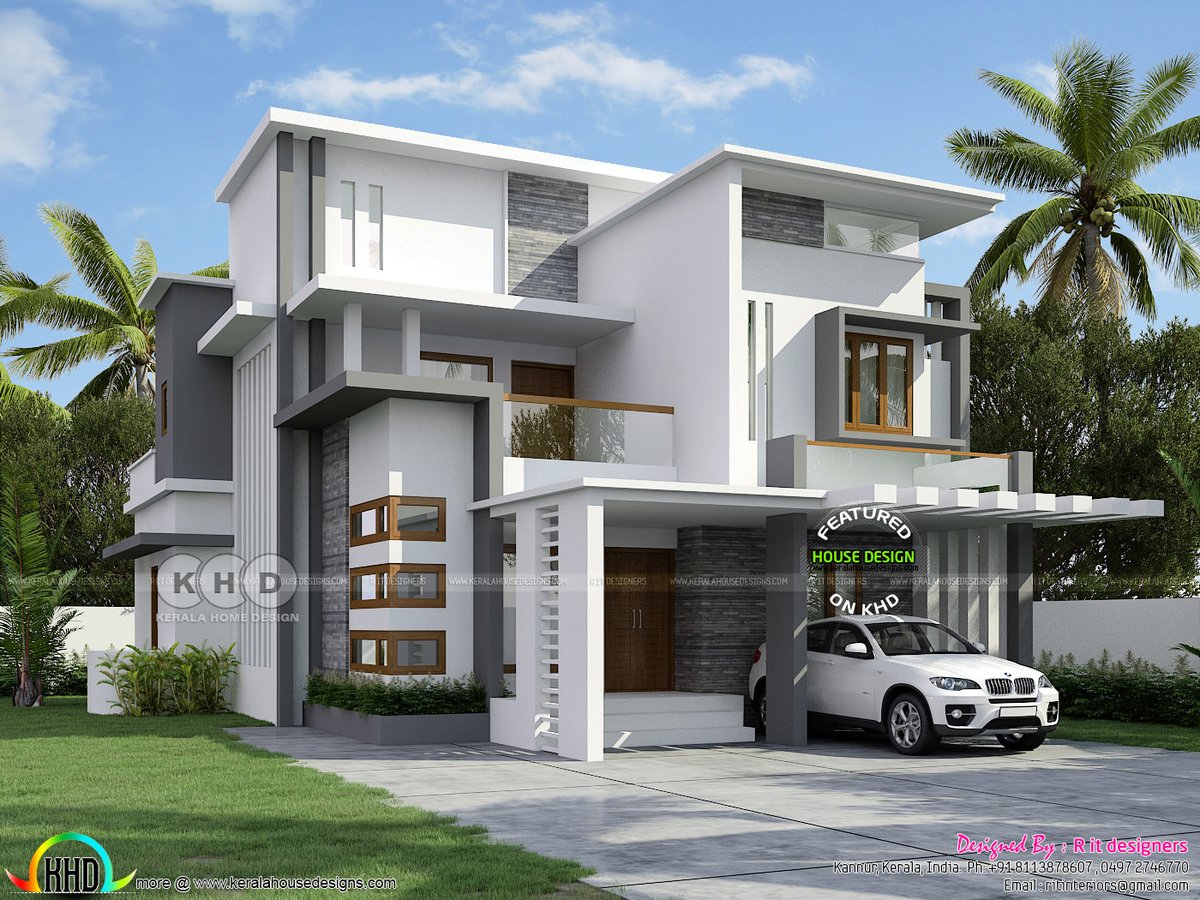 Kerala Home On Twitter Box Model Contemporary House