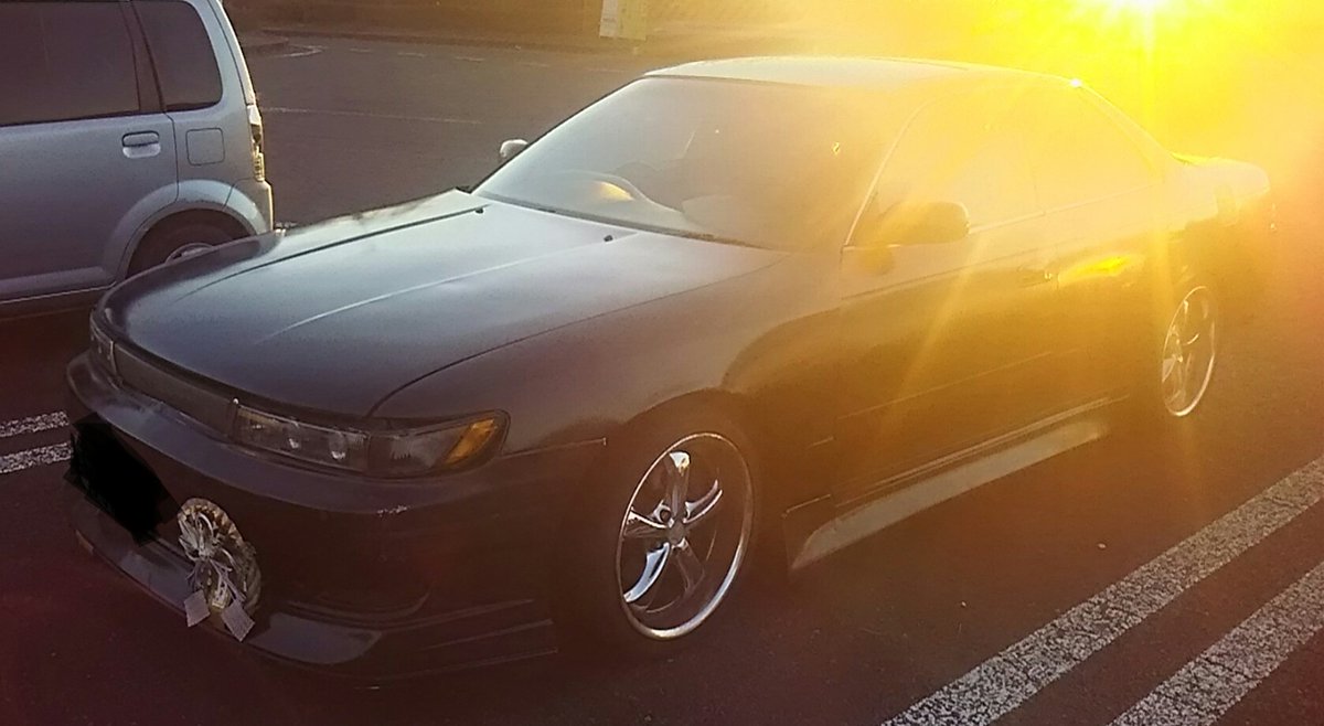 S13シルビア顔面移植したJZX90マークII。こんなん初めて見た