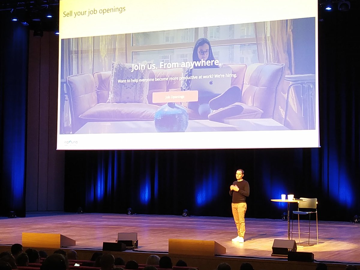 simonavasile56's tweet photo. #IMF20 @zapier CEO @wadefoster : Great people come 1st. They can overcome any organization chart. Spend all necessary time in the hiring process. And for Zapier, all of this is done remotely. And it works! It's even one of the most important things to make it successful. https://t.co/tFtOq1goNG