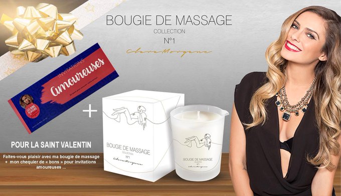 LA #SAINTVALENTIN ARRIVE ! Je vous propose de recevoir chez vous ma nouvelle BOUGIE DE MASSAGE + mon<a href="/tag/saintvalentin"class="tags">#SAINTVALENTIN</a>