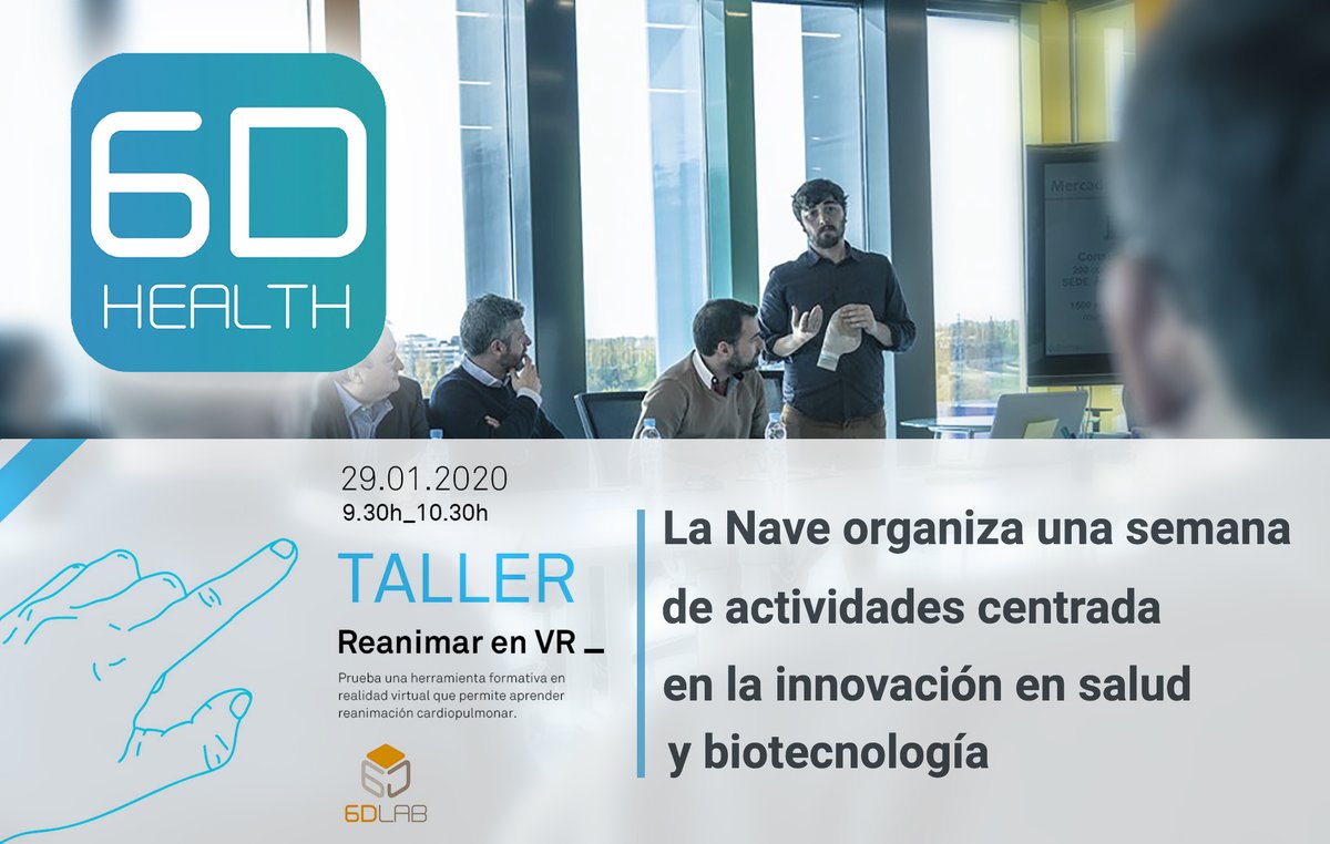 Mañana en <a href="/LaNaveMadrid/">La Nave</a> podréis probar nuestra herramienta formativa en #RealidadVirtual para aprender #RCP de una forma innovadora.

#SemanaSaludBiotechLN #Health #Innovación #Formación