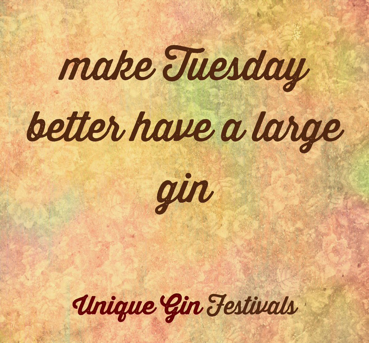 Make Tuesday better 😚 get your gin festival tickets for valentines now #Morley #TuesdayMorning #largegin #festival  eventbrite.co.uk/e/unique-gin-f…