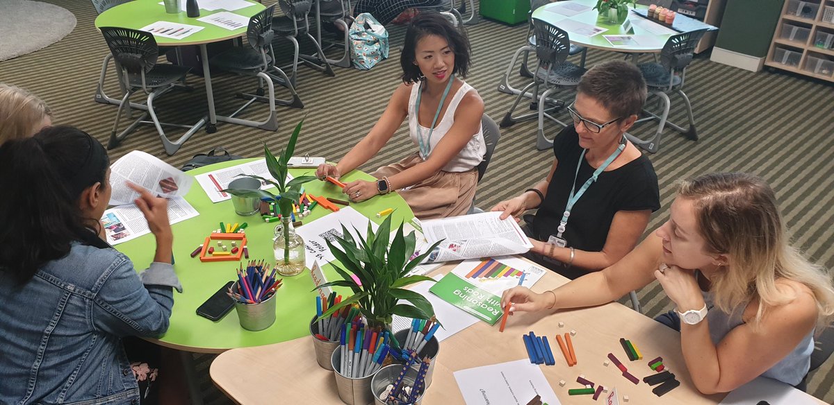 #NISTis using #cuisenairerods to support learning. <a href="/Katherineqi/">Katherine Williams</a> supporting #teachers and #students with #resources and #Play to develop pattern awareness with numerical, spatial and logical relationships! <a href="/Simon_Gregg/">Simon Gregg</a>