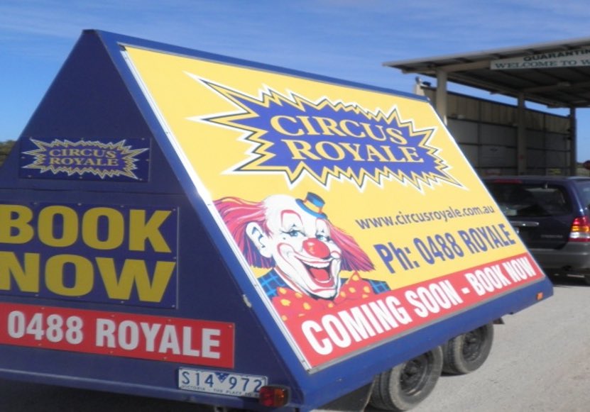 ‼️ STOLEN TRAILER!!!
 
One of our sign trailers (see picture) has been stolen from Truganina.
 
This trailer is pretty recognisable so if anyone has seen it or know where it may be then please call us on 0410669253 or contact the local Police.
 
Thank you in advance for any help.