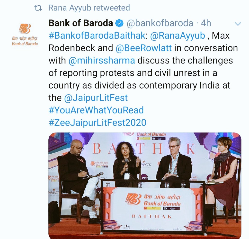 This is ridiculous. Boycott @bankofbaroda and withdraw all your savings immediately since they are sponsoring Anti-Nationals elements & Jihadans.

cc @narendramodi @AmitShah

#BoycottBOB