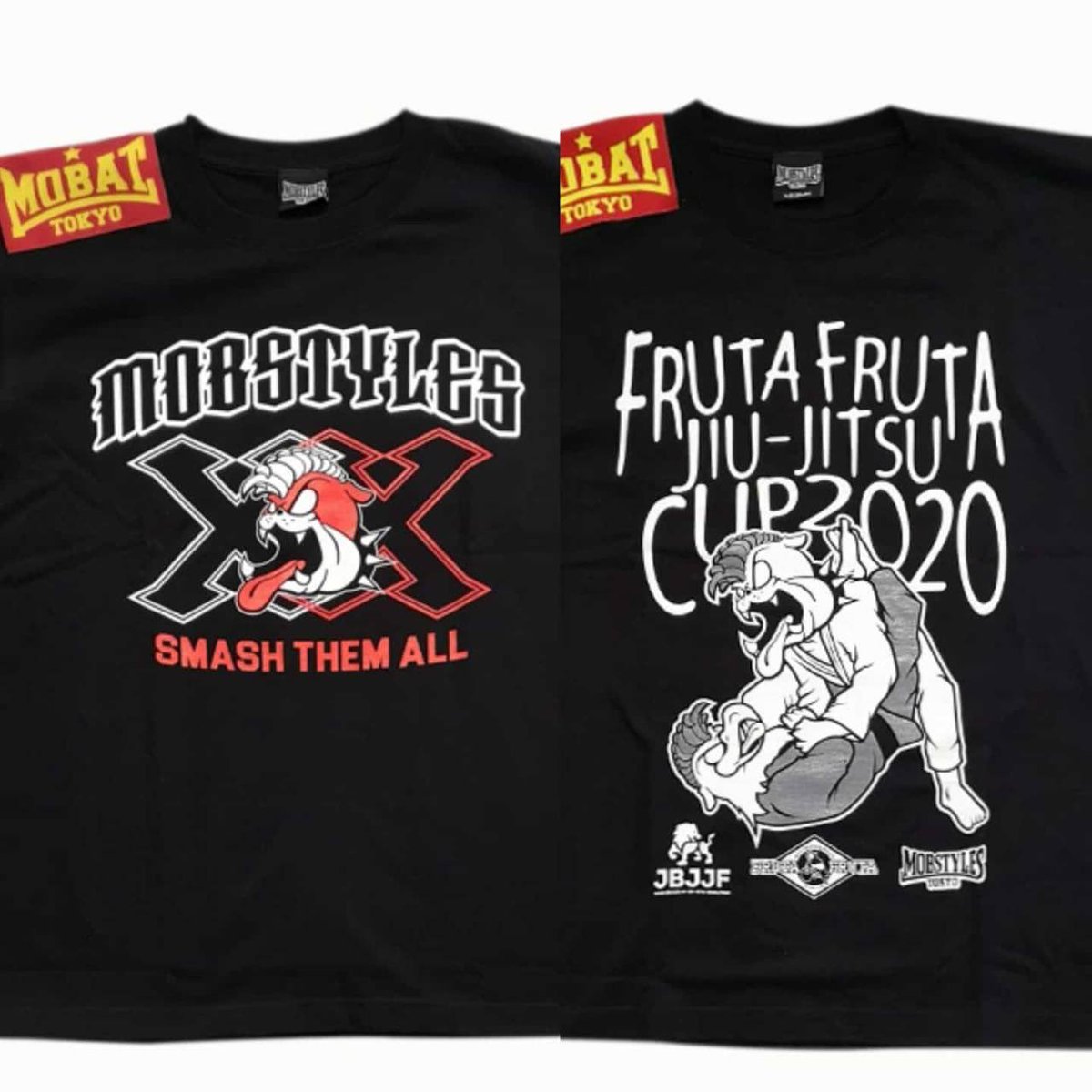 mobstyles_staff's tweet photo. MOBSTYLES新作入荷！
『XX Tee』
『Fruta Fruta × JBJJF × MOBSTYLES Tee』
&amp;MOSH, PEACE&amp;MOSHでも明日から取り扱い開始です！
詳しくは https://t.co/5OTEAxG6XU まで！
#mobstyles #and_mosh
#run_and_mosh #fight_and_mosh https://t.co/eukSloazpt
