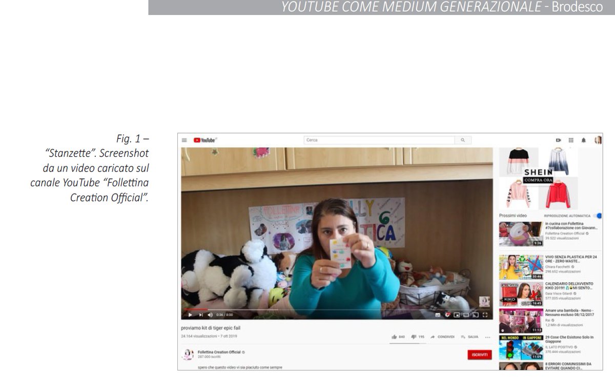 il_brod's tweet image. Mia nuova pubblicazione: "YouTube come medium generazionale. Figure, pratiche, casi". Su #Schermi, a cura di Giancarlo Grossi e Myriam Mereu: riviste.unimi.it/index.php/sche…