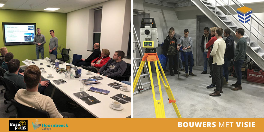MW_Bouw's tweet photo. Voor de uitvoerdersopleiding van het @Hoornbeeck in Gouda hebben wij i.s.m. Basepoint een gastles verzorgd. De leerlingen zijn op de hoogte gebracht van de nieuwste ontwikkelingen en toepassingen van het maatvoeren voor de bouw en infra.
#Hoornbeeck #Basepoint #Middelwateringbouw https://t.co/Yf10NWugRg