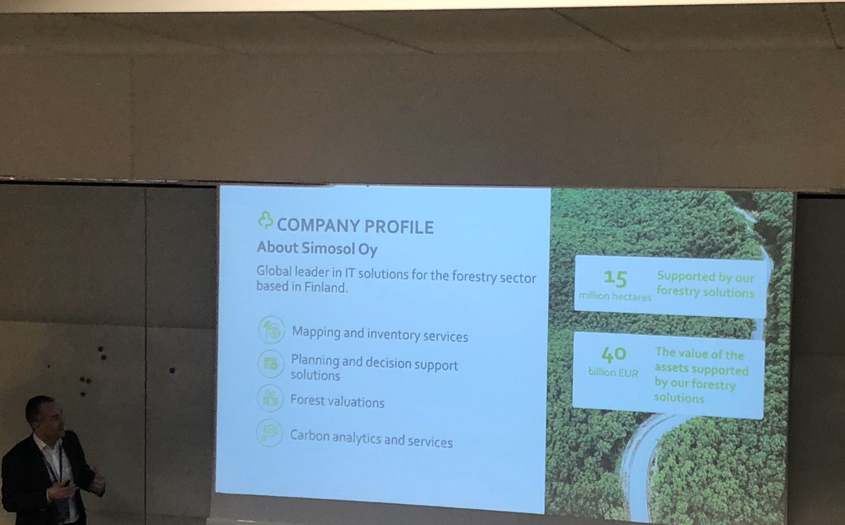 2020Nordic's tweet photo. Antti Mäkinen, CTO &amp; co-founder of @simosol_oy  just gave us an insightful presentation on how drones are used in forest managment planning 

📍@TAMK_UAS 📍
#NordicDrone2020
#tscw2020 https://t.co/puKYinqps6