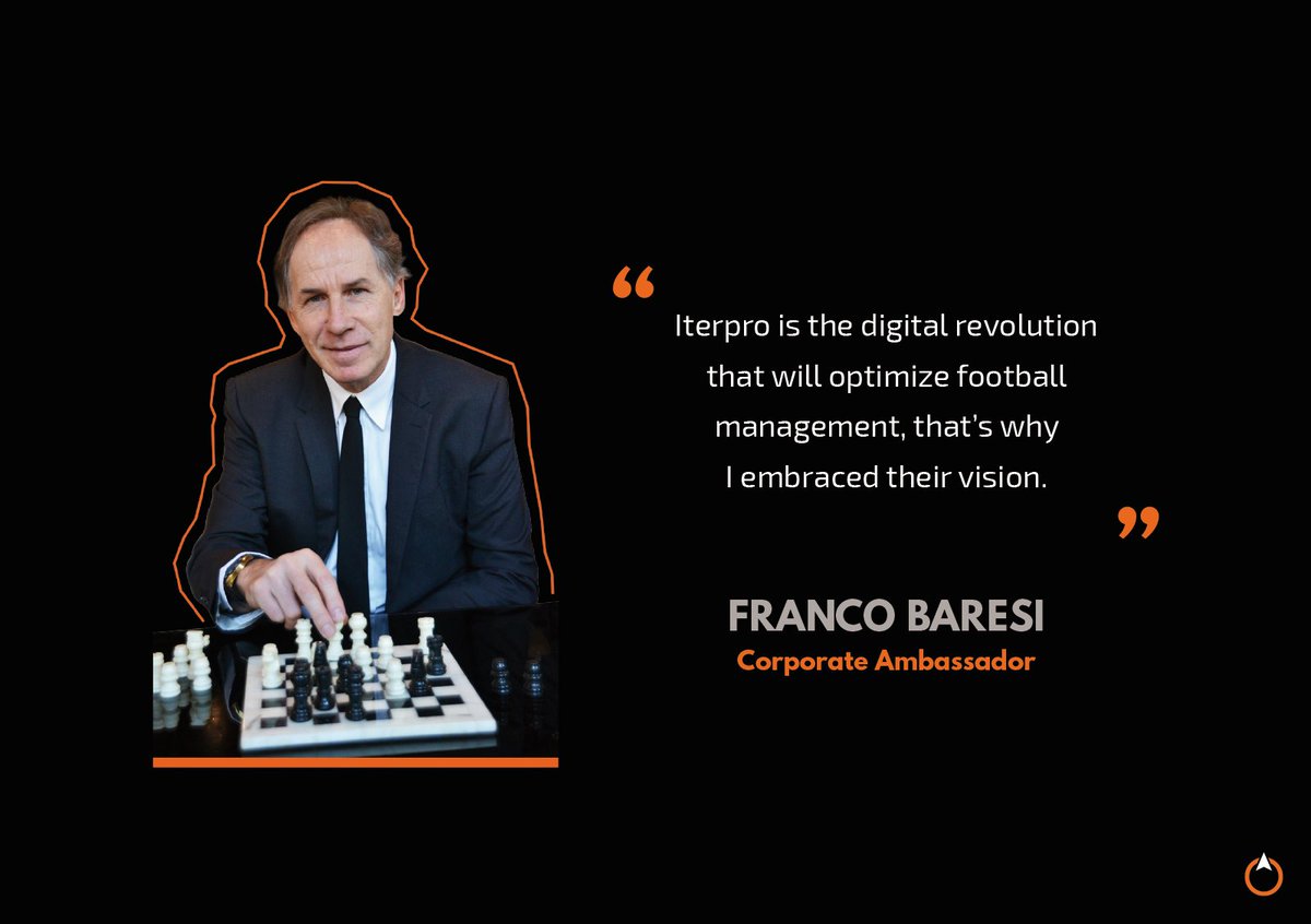 iterpro's tweet photo. We have the privilege to count on a football legend like Franco Baresi as our Corporate Ambassador. A step ahead of his times, he shaped the future of the game as we know it today.
https://t.co/Szw6qN33V0
#Iterpro #Iterprofootballintelligence #football #FrancoBaresi https://t.co/BdIYdSaQ3v