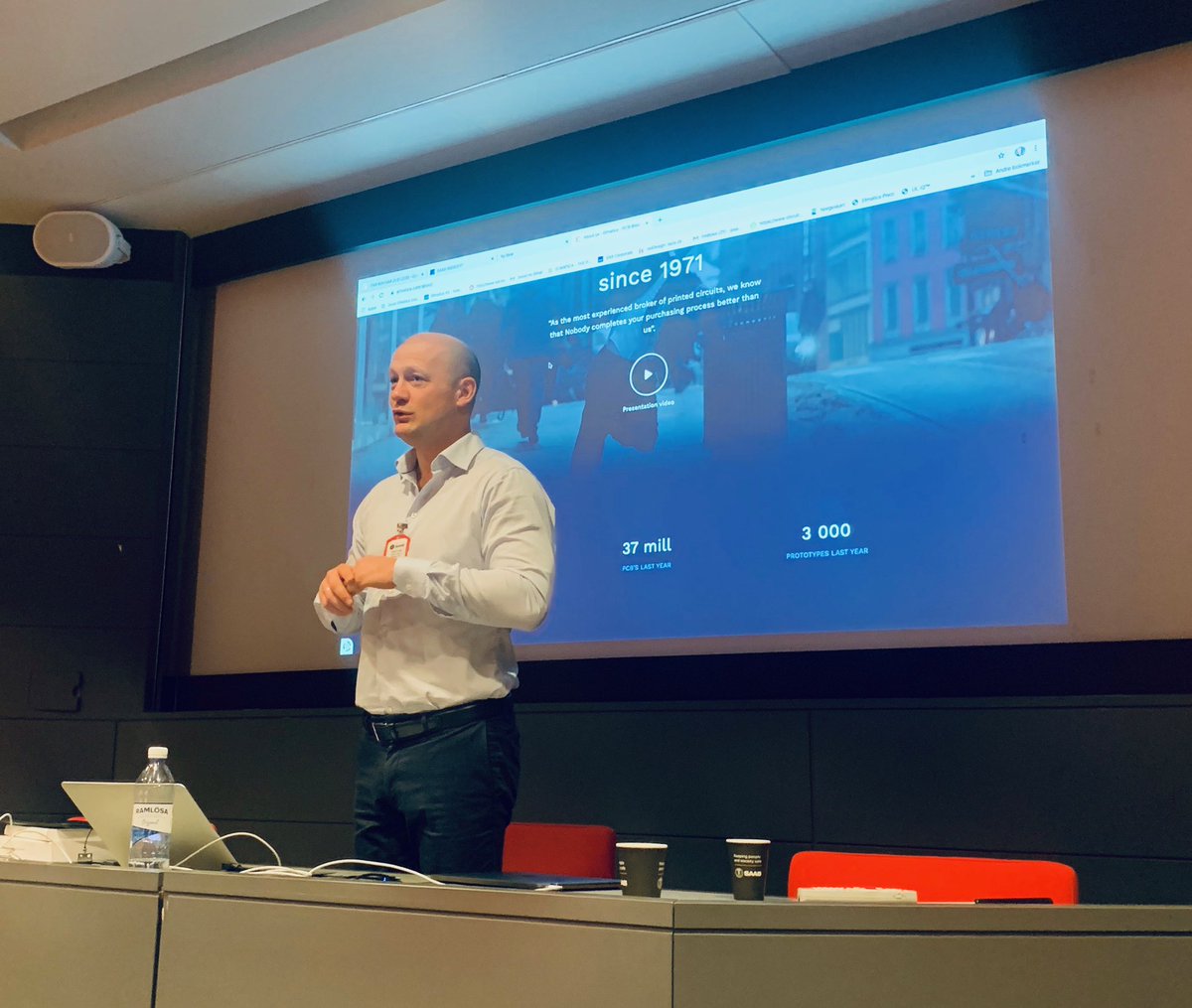 didrikbech's tweet photo. Compliance and Cybersecurity presentation by Didrik Bech at a major global Defense actor. Focusing on how development and R&amp;D must remember to consider these elements when designing the Printed Circuit Board #ITAR #DFARS #CMMC #Cybersecuriry https://t.co/I2mTEWNpAY