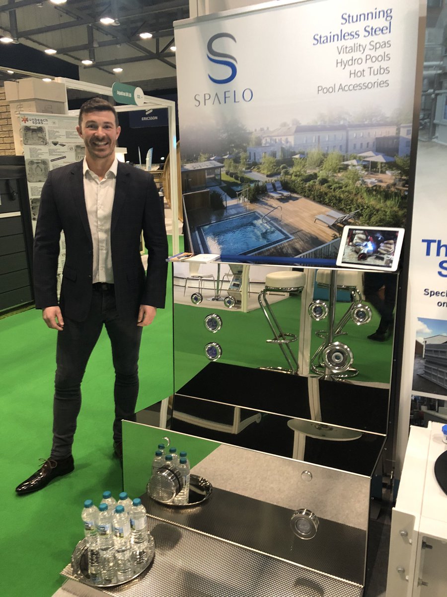 SpaFlo are exhibiting for the next three days at #spatex2020 in the Ricoh arena in Coventry. Come and speak to us about all the benefits of stainless steel spa’s and pools and our amazing prices. #stainlesssteel #luxuryspa #swimmingpool