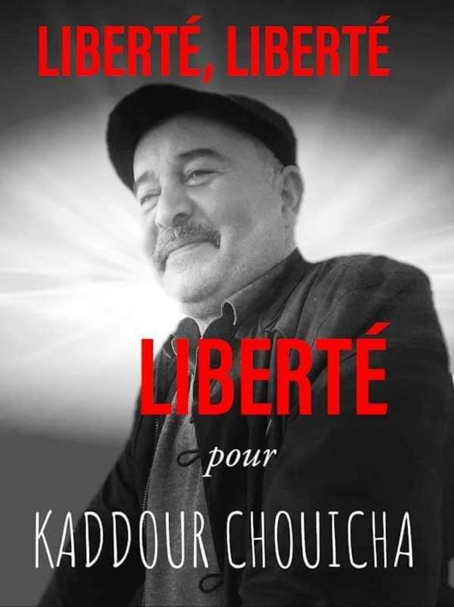AlejandraORF's tweet photo. A las 13:00 de hoy nuestro compañero #Kaddour_Chouicha, sindicalista y militante #LADDH, será juzgado en #Orán. Desde @CCOO @IntCCOO seguiremos denunciando el acoso que sufre por su defensa de las libertades en #Argelia 👉https://t.co/Z77CrvAOZZ
Toute notre solidarité!
#Hirak https://t.co/VoTbDW3S1z